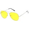 Aviator Yellow Lens Sunglasses | 1970s | Glasses And Sunglasses