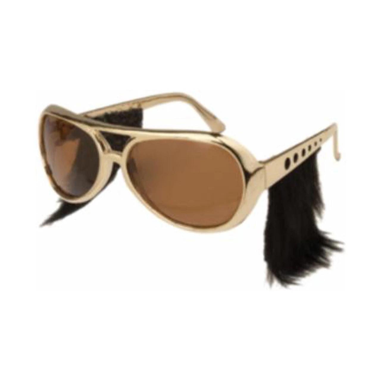 Gold Elvis Sunglasses With Sideburns | Entertainers | Glasses And Sunglasses 1 Gold Elvis Sunglasses With Sideburns | Entertainers | Glasses And Sunglasses