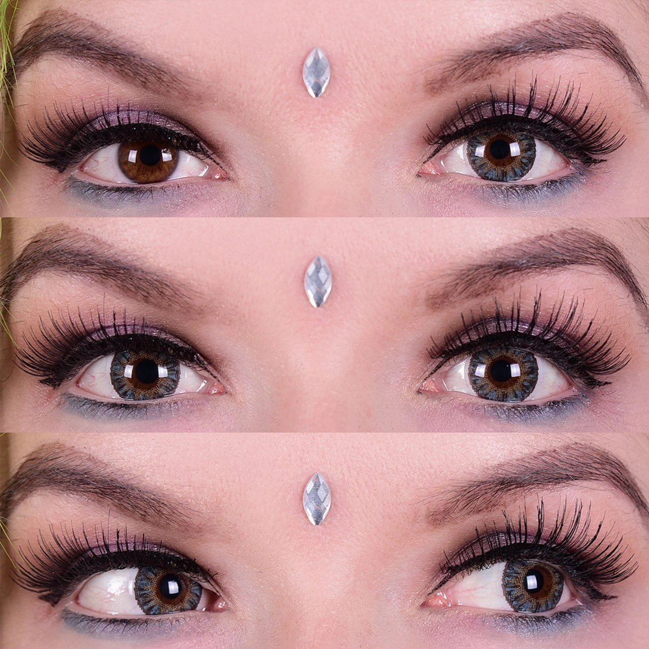 Delightful Azure | Natural Colour | Primal Contact Lenses 2 Delightful Azure | Natural Colour | Primal Contact Lenses - Image 2