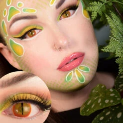 Jurassic I Lizard Eye | Costume Contacts | Primal Contact Lenses -The Costume Shop 505P902 Jurassic I Catalogue Model 01051.1727197115