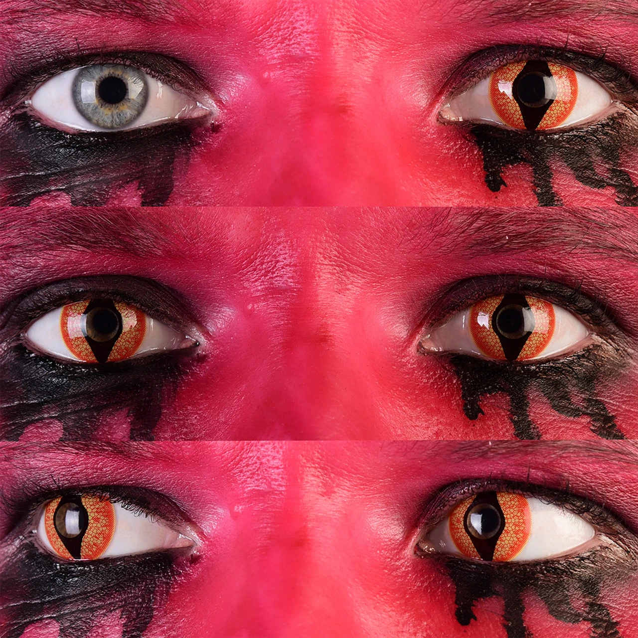 Diablo Cat Eye | Costume Contacts | Primal Contact Lenses 2 Diablo Cat Eye | Costume Contacts | Primal Contact Lenses - Image 2