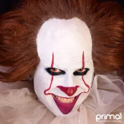Pennywise | Costume Contacts | Primal Contact Lenses -The Costume Shop 505P934 Pennywise b2b logo 32318.1727197112