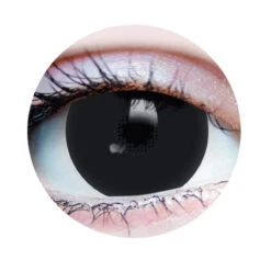 Black Mini-Sclera | Costume Contacts | Primal Contact Lenses
