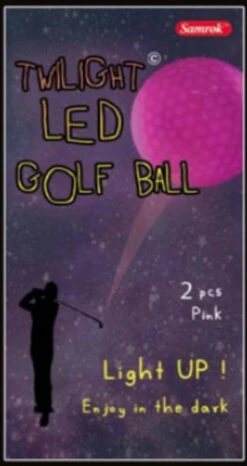 LED Golf Ball | Pink | Group Party Supplies | Novelty