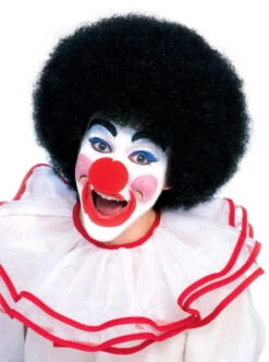 Deluxe Clown Afro Wig - Black | Circus | Wigs And Hair Pieces