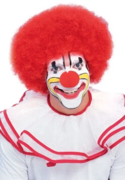 Deluxe Clown Afro Wig - Red | Circus | Wigs And Hair Pieces