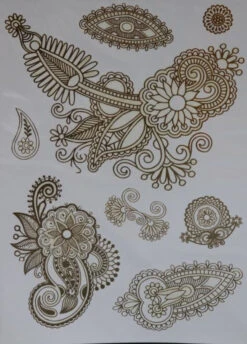 Metallic Tattoos Mehndi | Beauty Tattoos | Makeup