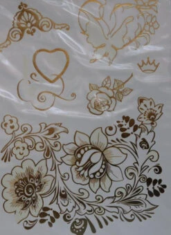 Metallic Tattoos Royal UV Reactive | Beauty Tattoos | Makeup