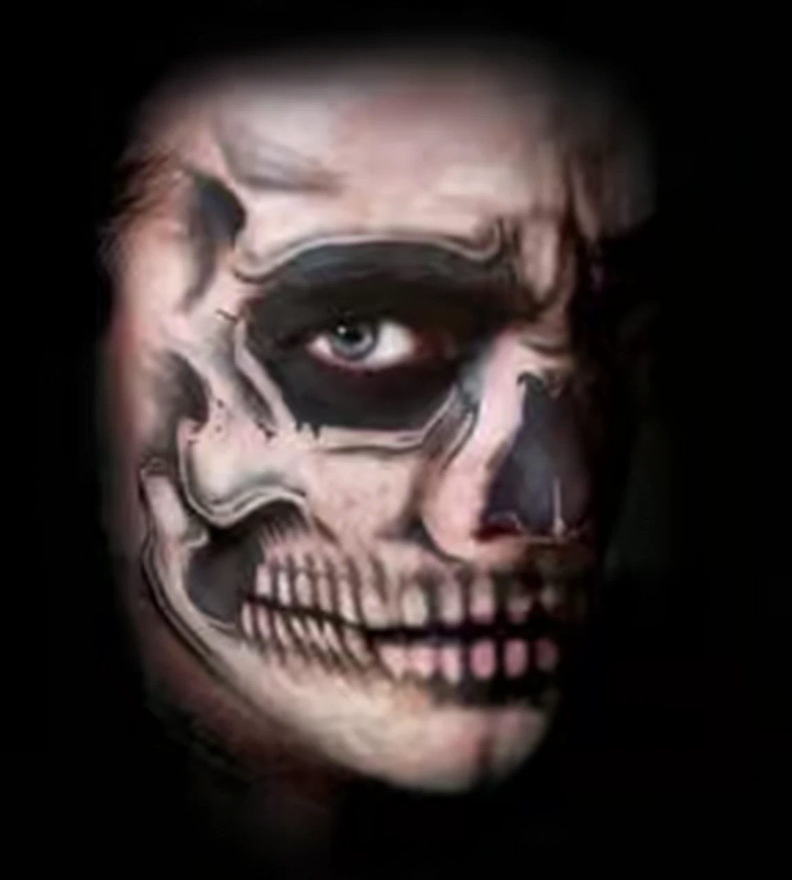 Skull Face Tattoo FX | Tinsley | Temporary Tattoos | Makeup 3 Skull Face Tattoo FX | Tinsley | Temporary Tattoos | Makeup - Image 3