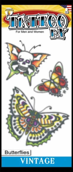 Butterfly Vintage Tattoo FX | Tinsley | Temporary Tattoos