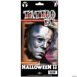 Michael Myers Halloween II Tattoo FX | Universal Studios | Tinsley | Temporary Tattoos