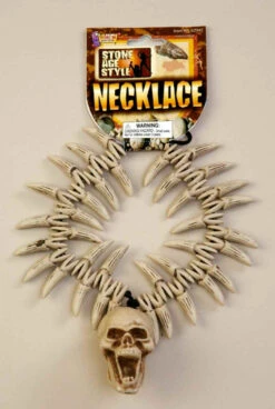 Stone Age Caveman Necklace | Prehistoric | Accessories