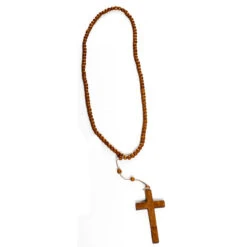 Priest Religious Wooden Cross Necklace | Religious | Accessories