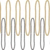 Black And Gold 12 Pack Party Beads | Festivals | Accessories