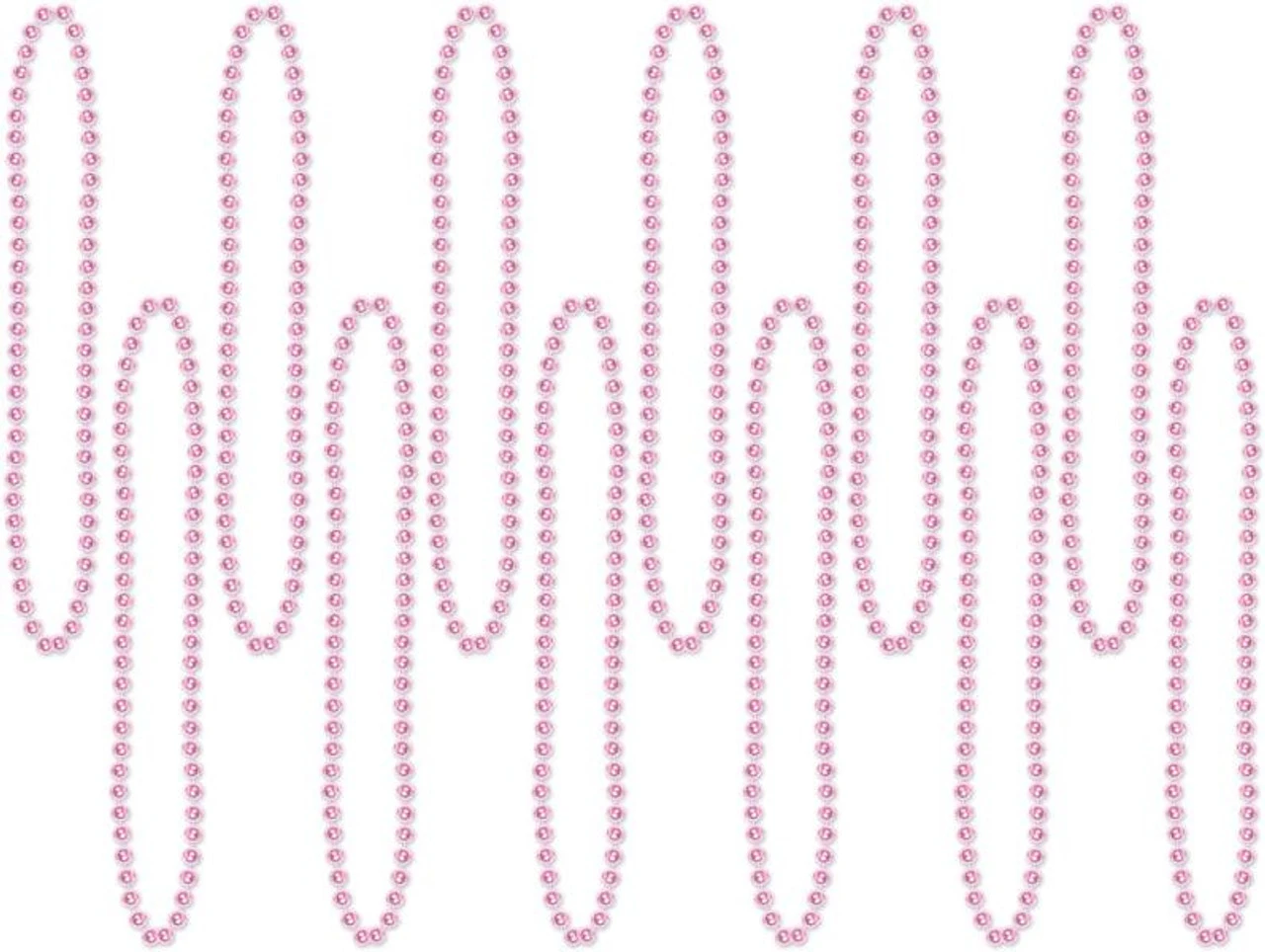 Pink 12 Pack Party Beads | Festivals | Accessories 1 Pink 12 Pack Party Beads | Festivals | Accessories