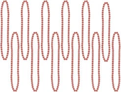 Red 12 Pack Party Beads | Festivals | Accessories