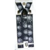 Spider Web Black Costume Suspenders | Halloween | Accessories