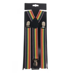 Suspenders Rainbow Stripe | Pride | Accessories