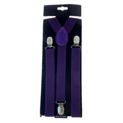 Suspenders Purple | 1980s | Accessories