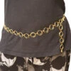 Gold Metal Loop Disco Belt | 1970s | Accessories