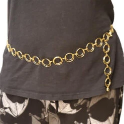 Gold Metal Loop Disco Belt | 1970s | Accessories