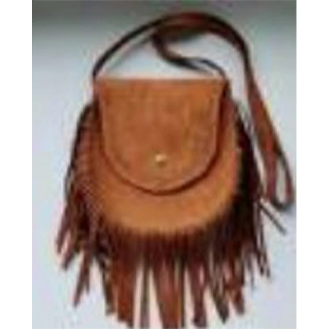 Leatherlike Fringe Hippie Pouch | 1960s | Accessories 1 Leatherlike Fringe Hippie Pouch | 1960s | Accessories