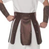 Brown Roman Soldier Belt And Wrist Guards Set | Old World | Accessories