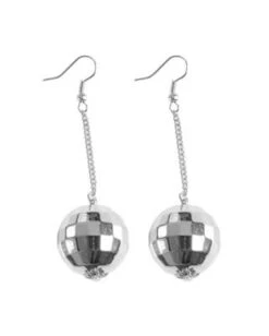 Disco Ball Earrings | 1970s | Accessories
