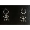 Silver Skull Earrings | Pirates | Accessories