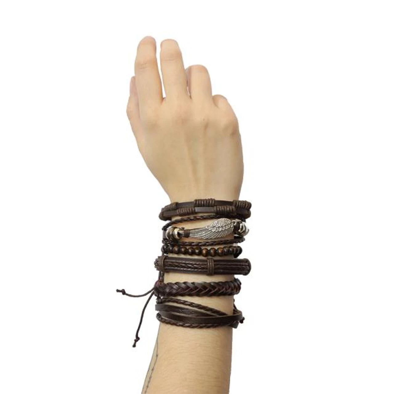 Leatherlike Stacking Bracelets | 1990s | Accessories 1 Leatherlike Stacking Bracelets | 1990s | Accessories