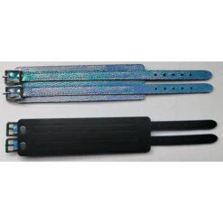 Leather-Like Wristband Electric Blue | Festivals | Accessories