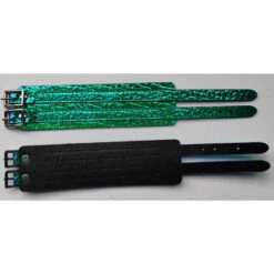 Leather-Like Wristband Neon Green | Festivals | Accessories