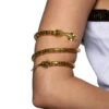 Gold Snake Arm Band | Ancient Egypt | Accessories