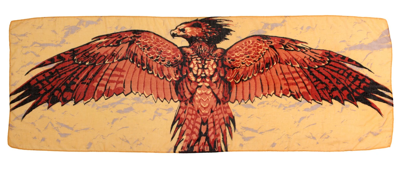 HP Fawkes Wings Lightweight Scarf | Harry Potter | Accessories 2 HP Fawkes Wings Lightweight Scarf | Harry Potter | Accessories - Image 2