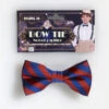 Blue And Red Striped Bow Tie | 1920s | Accessories