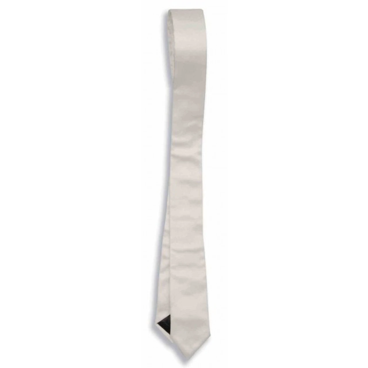 50s White Buddy Holly Style Skinny Tie | 1950s | Accessories 1 50s White Buddy Holly Style Skinny Tie | 1950s | Accessories