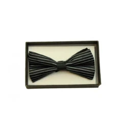 Black And White Striped Bowtie | Costume Accessories | Accessories