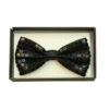 Satin Bowtie - Sequin Black | Costume Accessories | Accessories