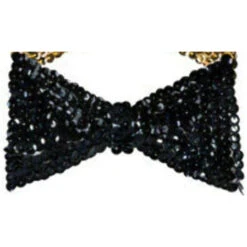 Black Sequin Large Bow Tie | Costume Accessories | Accessories