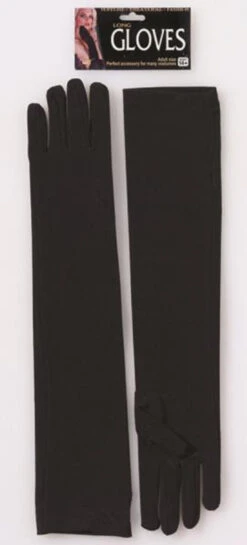 Black Elbow Nylon Gloves | Costume Accessories | Accessories