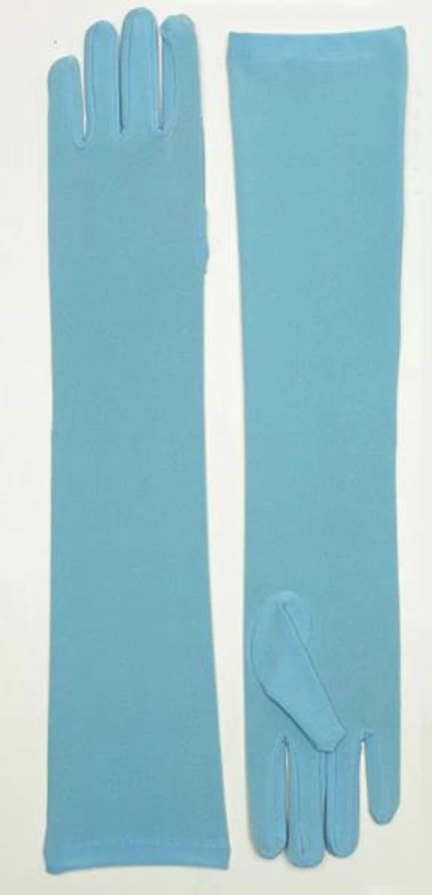 Blue Long Nylon Gloves | Costume Accessories | Accessories 1 Blue Long Nylon Gloves | Costume Accessories | Accessories