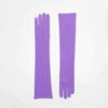 Purple Long Nylon Gloves | Costume Accessories | Accessories