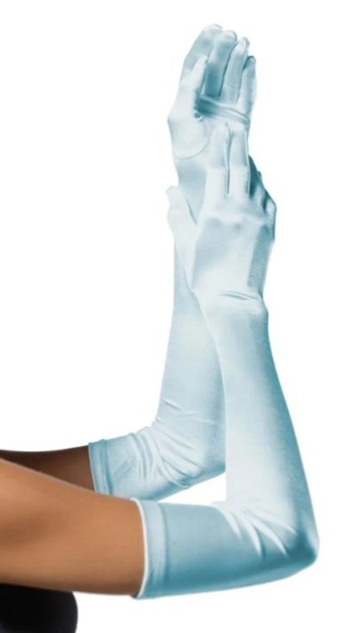 Extra Long Satin Gloves Light Blue | Costume Accessories | Accessories 1 Extra Long Satin Gloves Light Blue | Costume Accessories | Accessories
