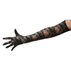 Long Black Lace Gloves | Opera And Evening Gloves | Accessories