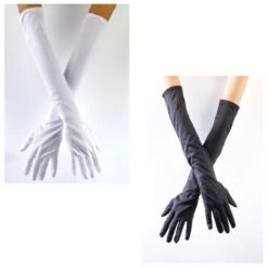 Childrens Long Nylon Opera Gloves | Costume Accessories | Accessories