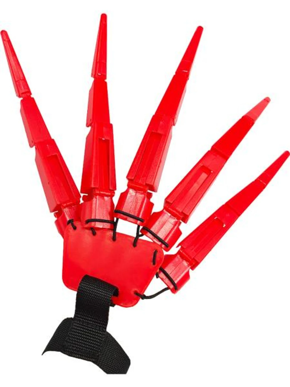 Articulating Fingers Left Hand Glove Red | Cosplay | Accessories 1 Articulating Fingers Left Hand Glove Red | Cosplay | Accessories