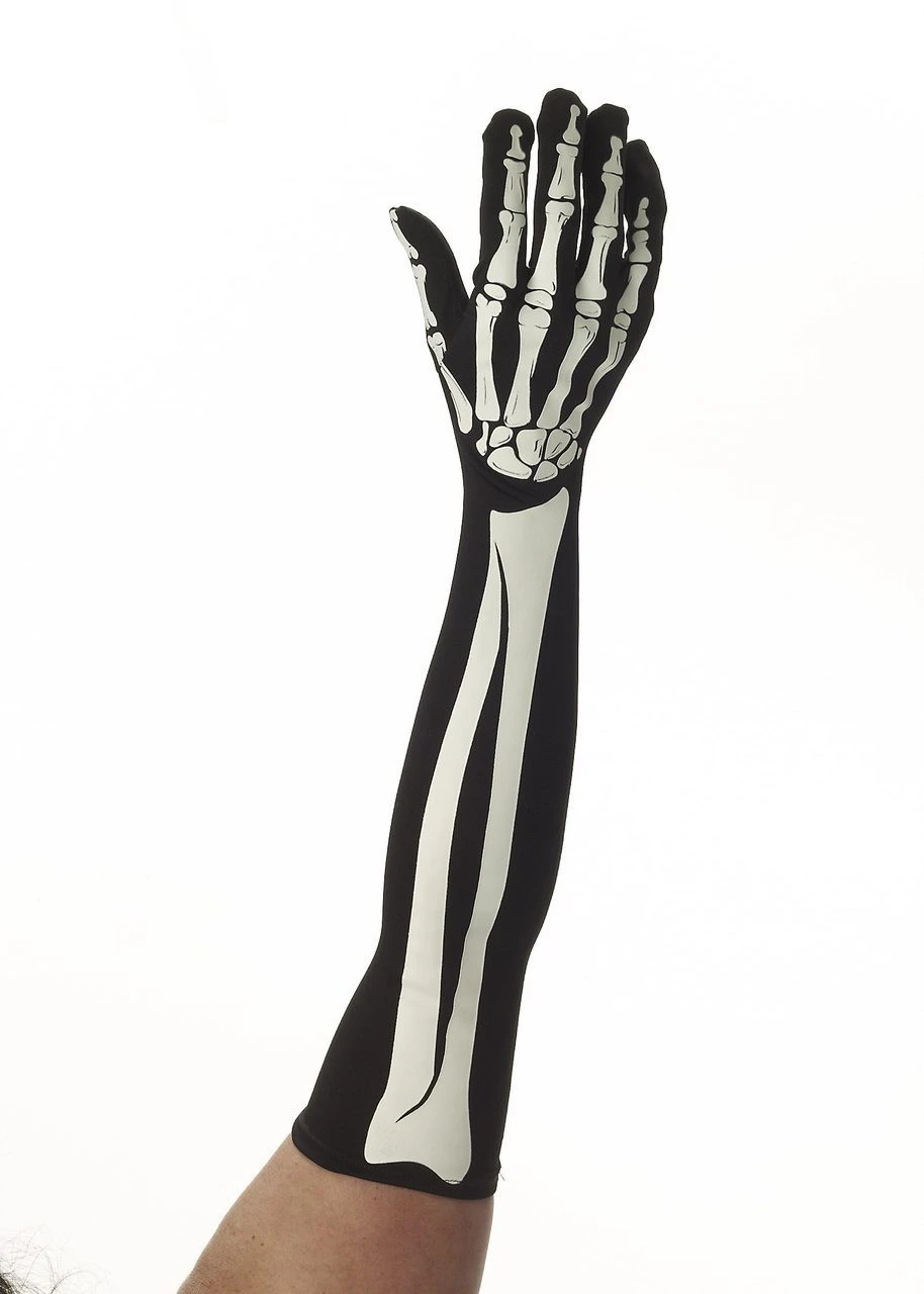 Skeleton Gloves Long | Halloween | Accessories 1 Skeleton Gloves Long | Halloween | Accessories