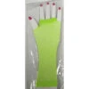Neon Green Fingerless Fishnet Gloves | 1980s | Accessories