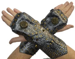 Leatherlike Medieval Cosplay Gauntlets | Medieval | Accessories