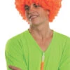 Neon Orange Rave Afro Wig | Circus | Wigs And Hair Pieces